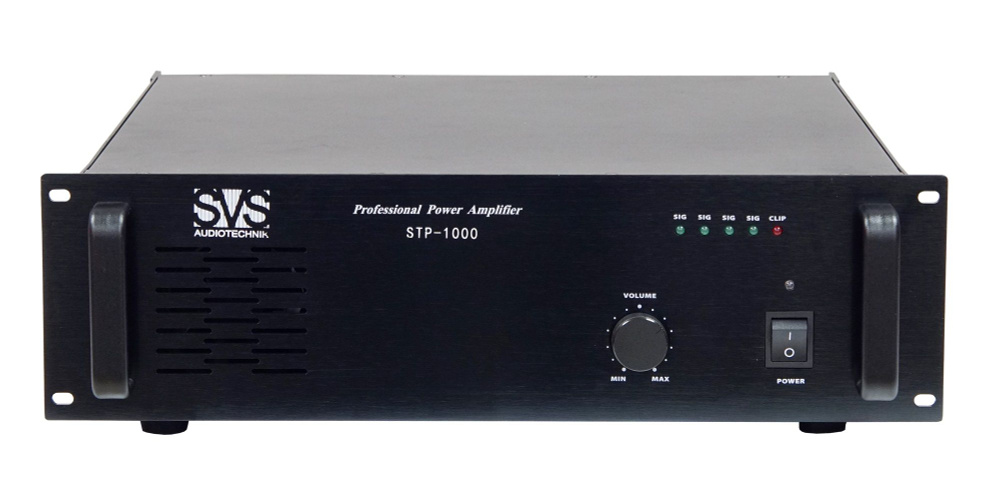 Усилитель мощности трансляционный SVS Audiotechnik STP-1000 выход: 120 В/ 240 В, мощность 1000 Вт  #1