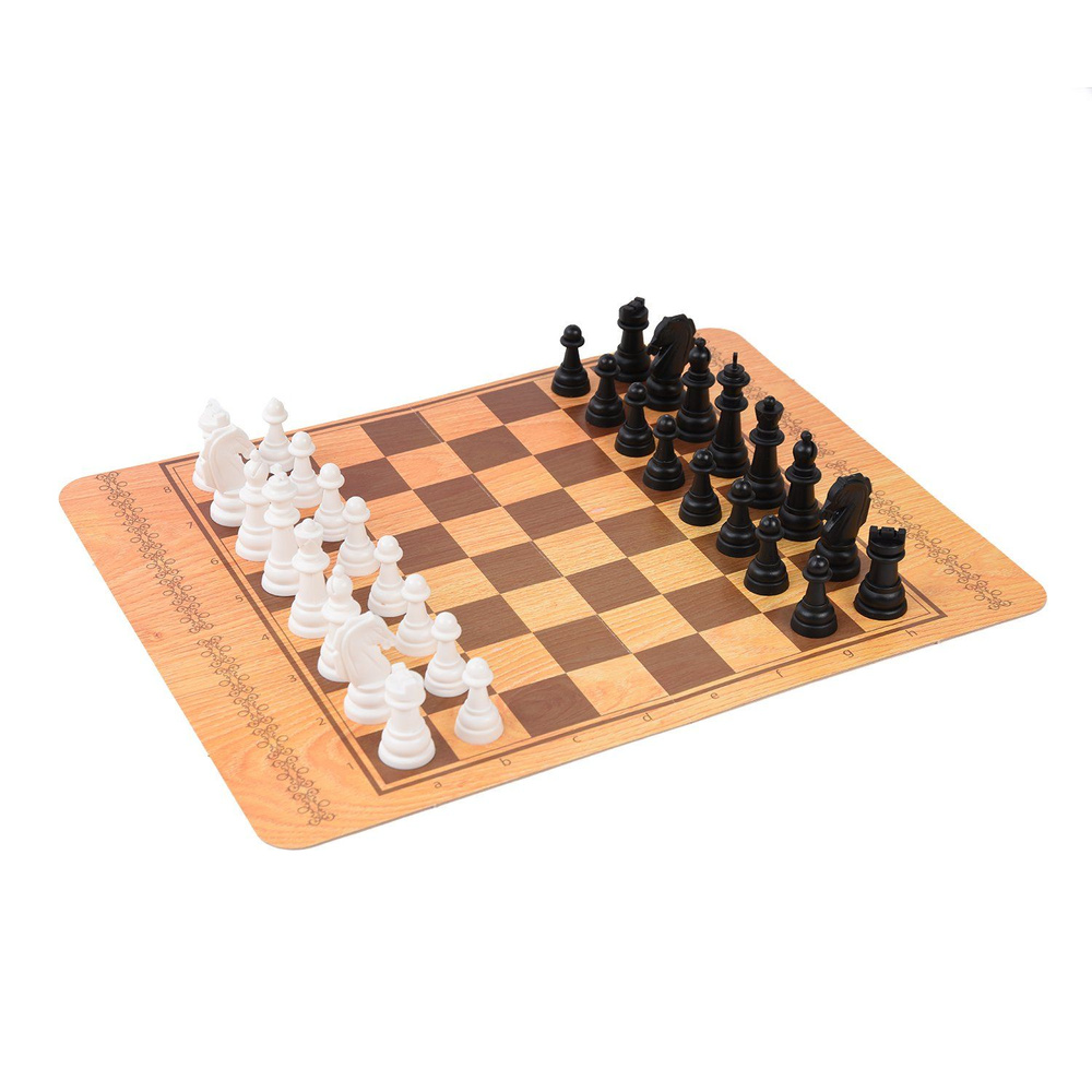 Игра настольная "Шашки классические, Шашки стоклеточные, Шахматы" (большие)  #1