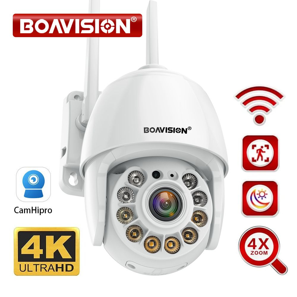 Камера видеонаблюдения BOAVISION HD80M 3840×2160 4K - купить по низким  ценам в интернет-магазине OZON (1291404099)