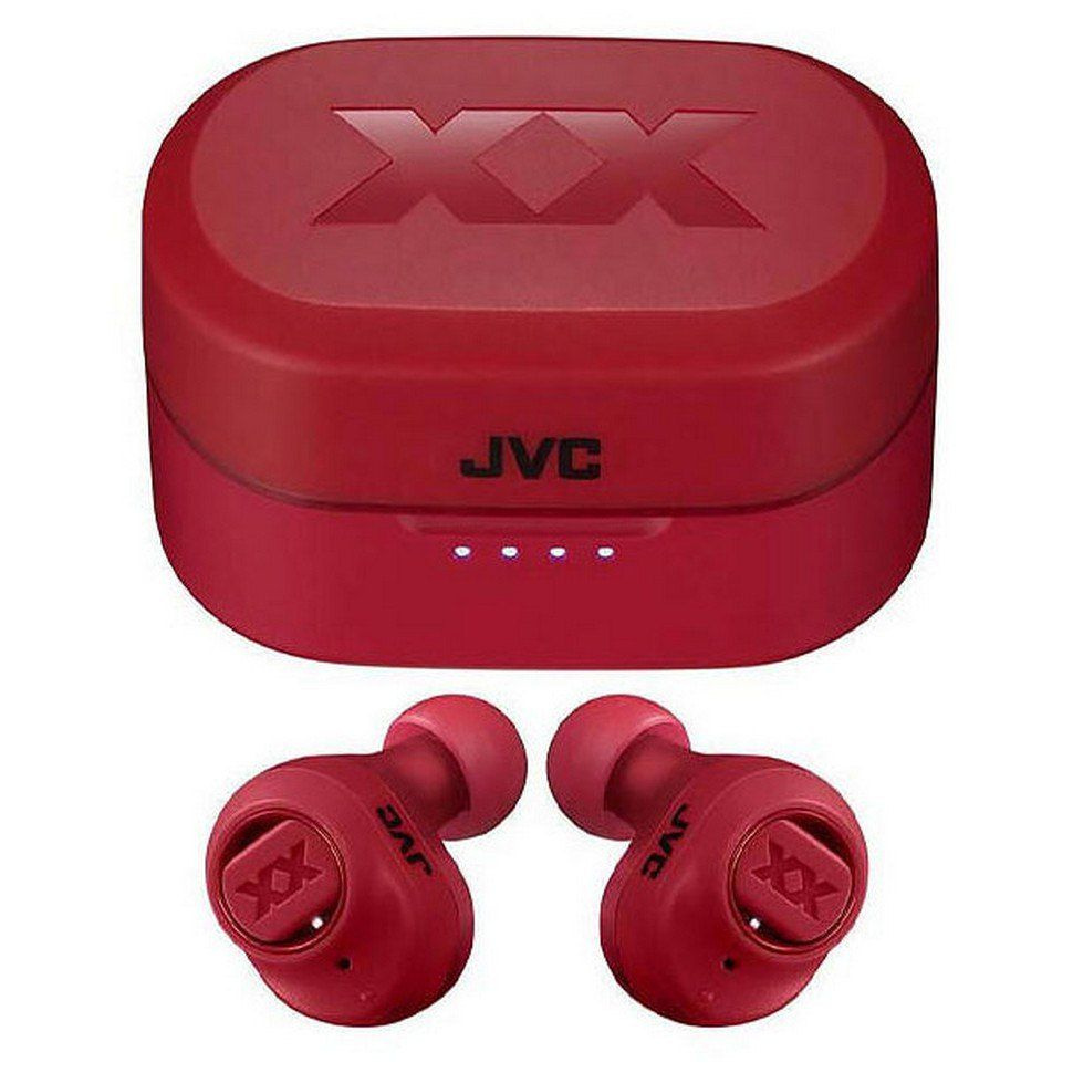 JVC Наушники беспроводные с микрофоном, USB, красный #1