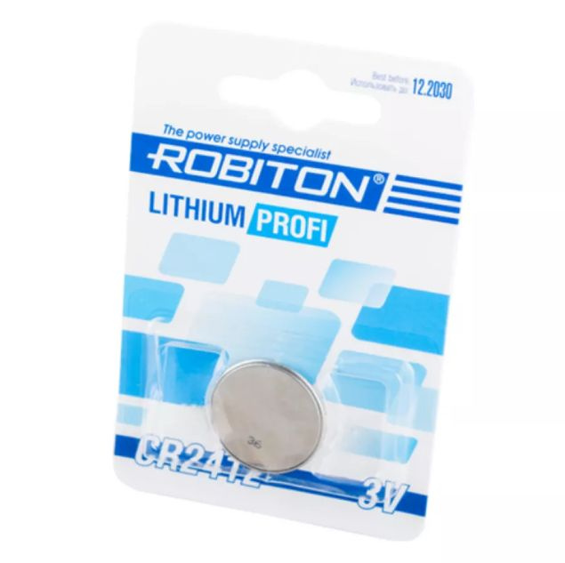 Robiton Батарейка CR2412, 1 шт #1