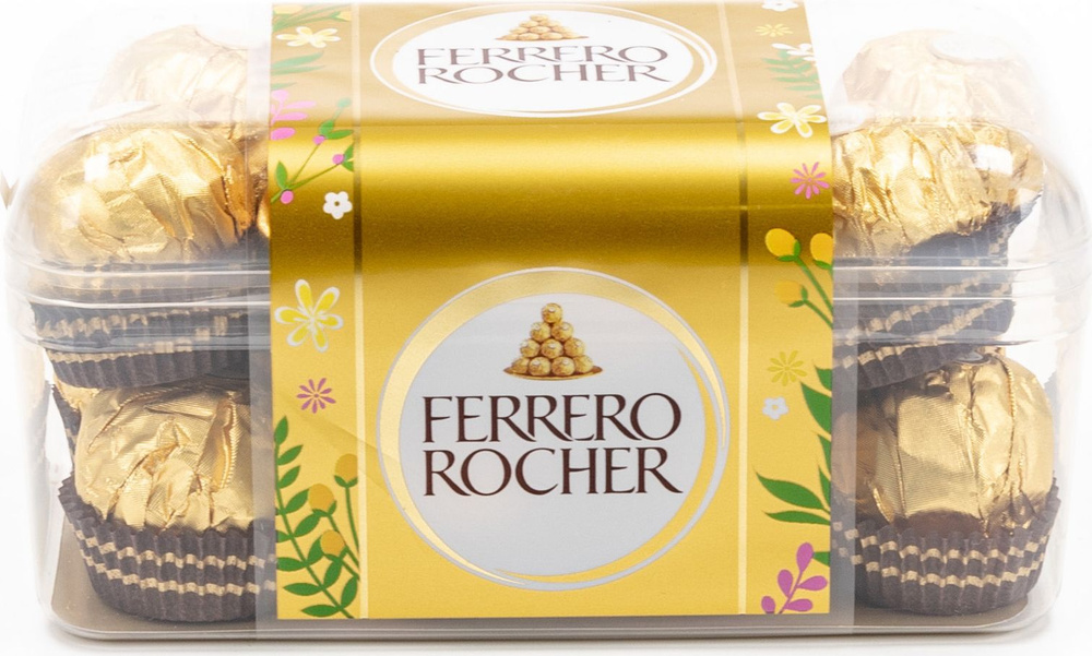 Конфеты Ferrero / Ферреро из молочного шоколада с начинкой из крема и лесного ореха, весом 200г / кондитерские #1