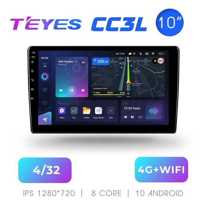 Магнитола Teyes CC3L 4/32 Gb 10 дюймов #1