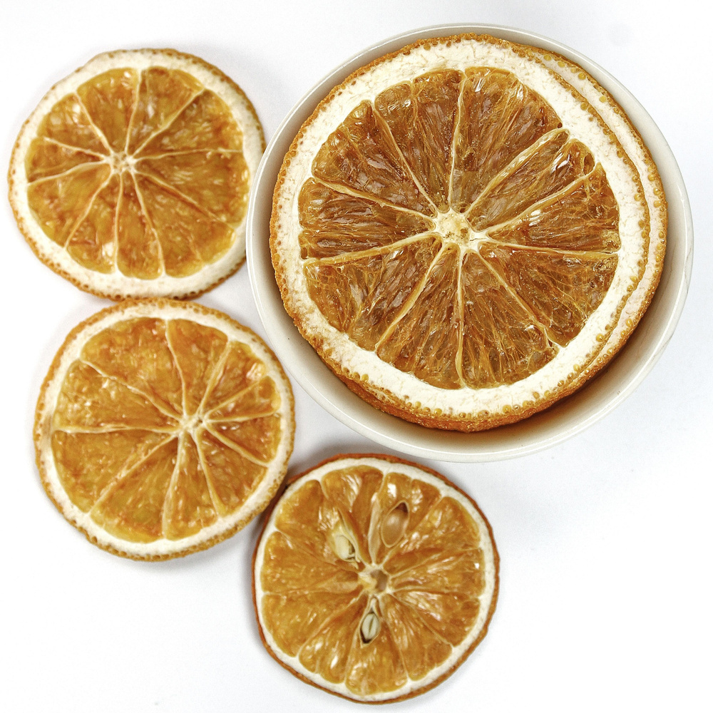 Апельсин 50 гр - дольки сушеные, цельные, круглые, плодовый чай, фиточай, фитосбор  #1