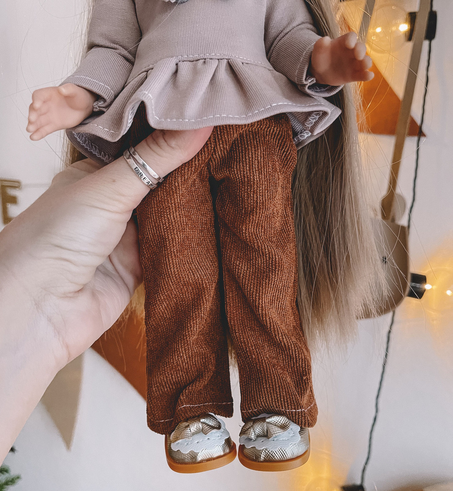 Штаны вельветовые для куклы паола рейна 32 см (Paola Reina) #1
