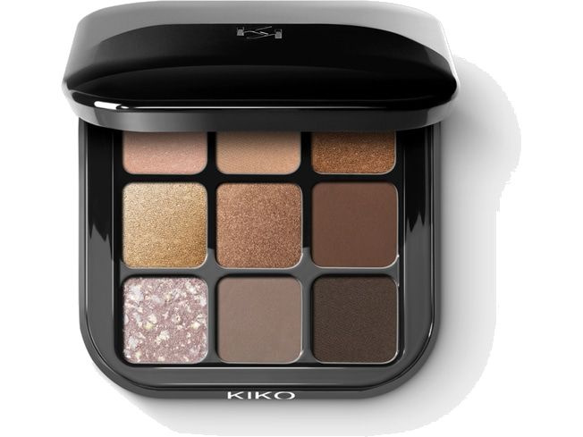 Палитра теней для век KIKO MILANO GLAMOUR MULTI FINISH EYESHADOW PALETTE #1