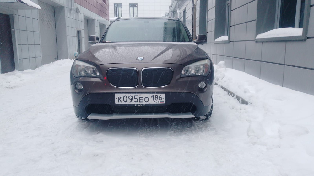Утеплитель радиатора и бампера для BMW X1 2009 -2012 E84 БМВ #1