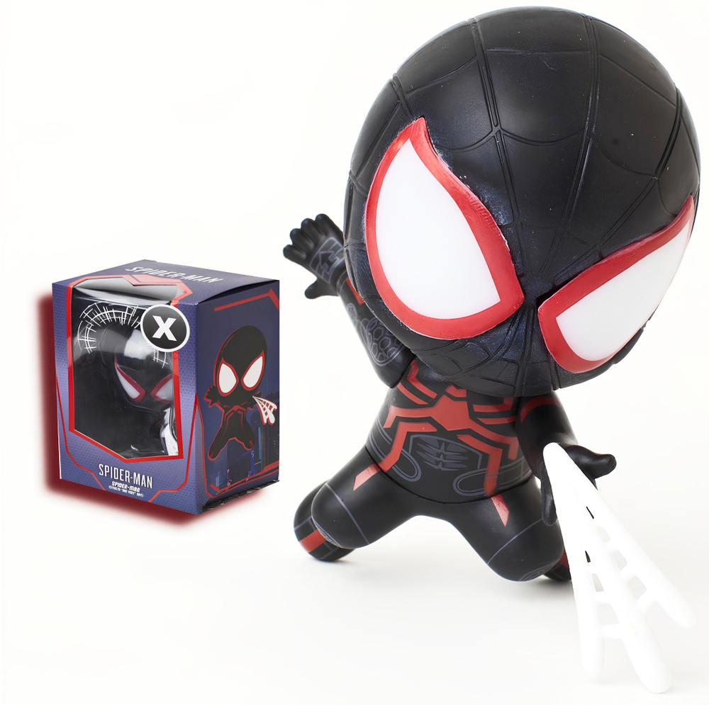 Фигурка Человек Паук Веном болванчик / Spider Man Venom bobble head с магнитами (9см)  #1