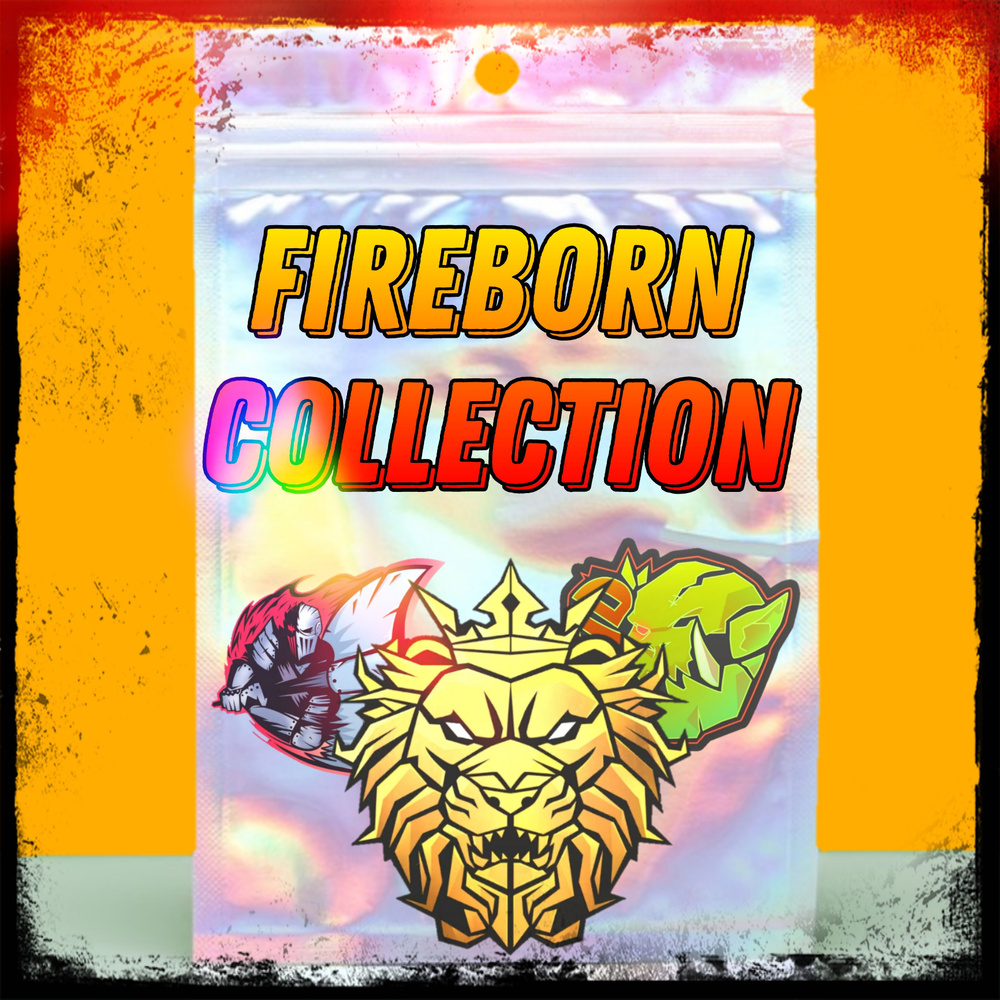 Стикерпак Fireborn ,Набор стикеров для геймеров по мотивам игры Standoff 2 для кастомизации девайсов, #1