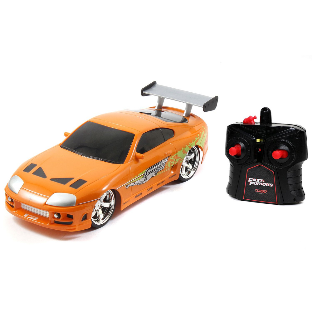 Jada Toys Р/У Модель Машинки Форсаж 1:16 Fast & Furious R/C 1995 Toyota Supra-Orange 97582  #1