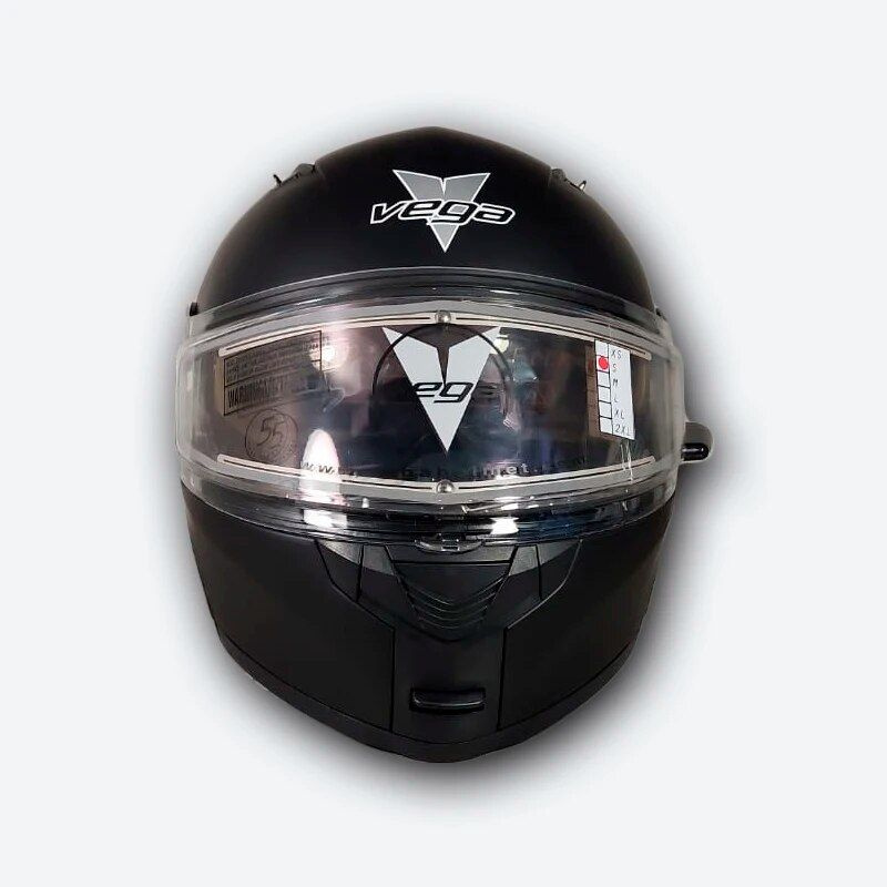Шлем снегоходный Vega Spark HS158 Winter двойное стекло с подогревом Black Matt L  #1