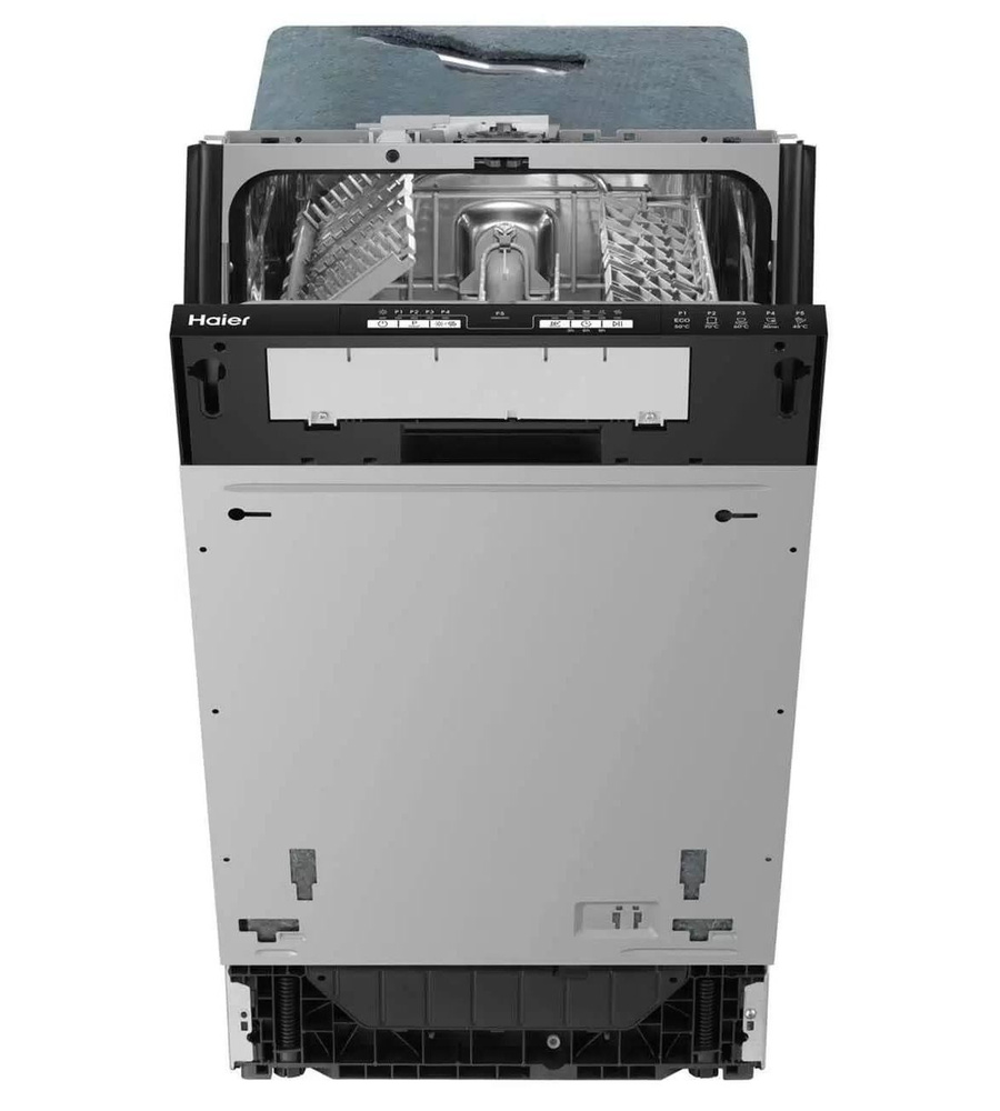 Посудомоечная машина Haier HDWE9-191RU, встраиваемая, ширина 45 см, вместительность 9 комплектов, 5 программ, #1