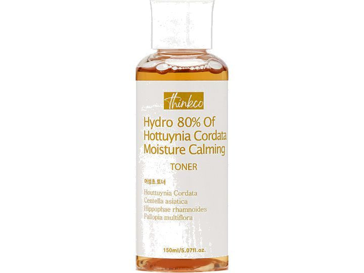 Тонер с экстрактом хауттюйнии THINKCO Hydro 80% Of Houttuynia Cordata Moisture Calming Toner  #1