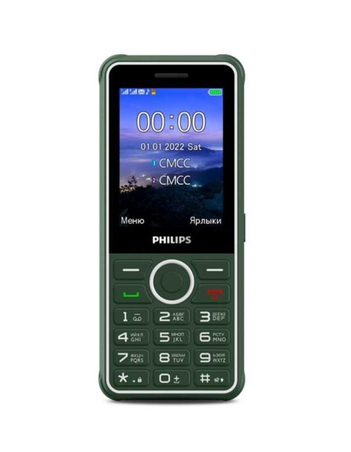 Philips Мобильный телефон E2301 Xenium зеленый, зеленый #1