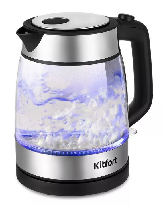 Kitfort Электрический чайник КТ-6184, серебристый #1