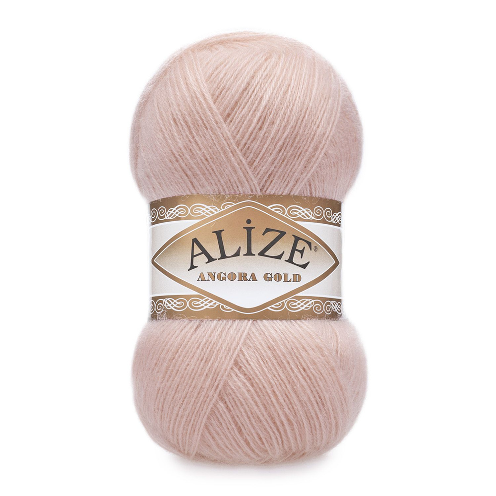 Пряжа Alize Angora Gold (161) Цвет - Пудра #1