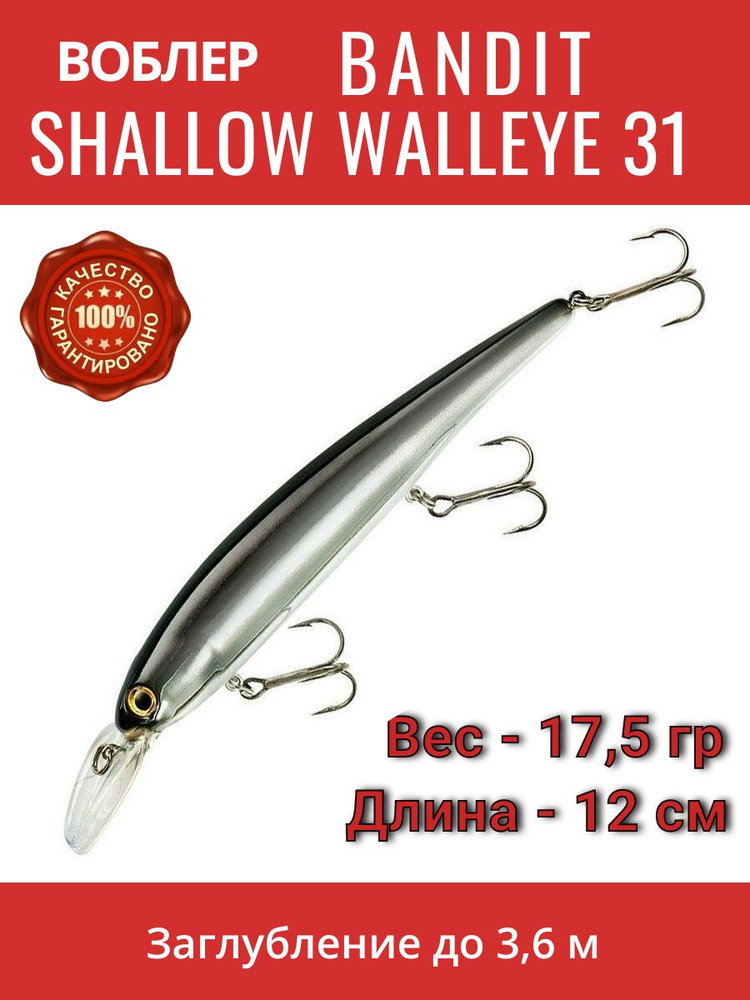 Воблер Bandit Shallow Walleye 31 #1