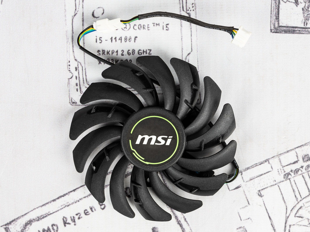 Вентилятор для видеокарты MSI RTX VENTUS - купить кулер по выгодной ...
