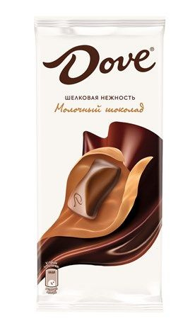 Шоколад Dove молочный, 90г #1