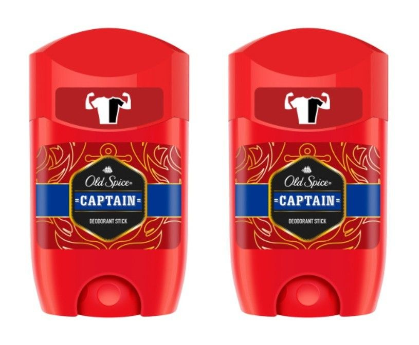 Old Spice Дезодорант мужской Captain, 50 мл, 2 шт #1