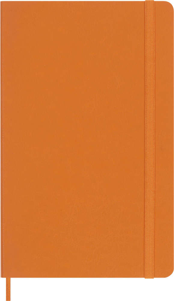 Блокнот Moleskine LE PRECIOUS & ETHICAL Large 130х210мм 240 стр. линейка мягкая обложка экокожа оранжевый #1