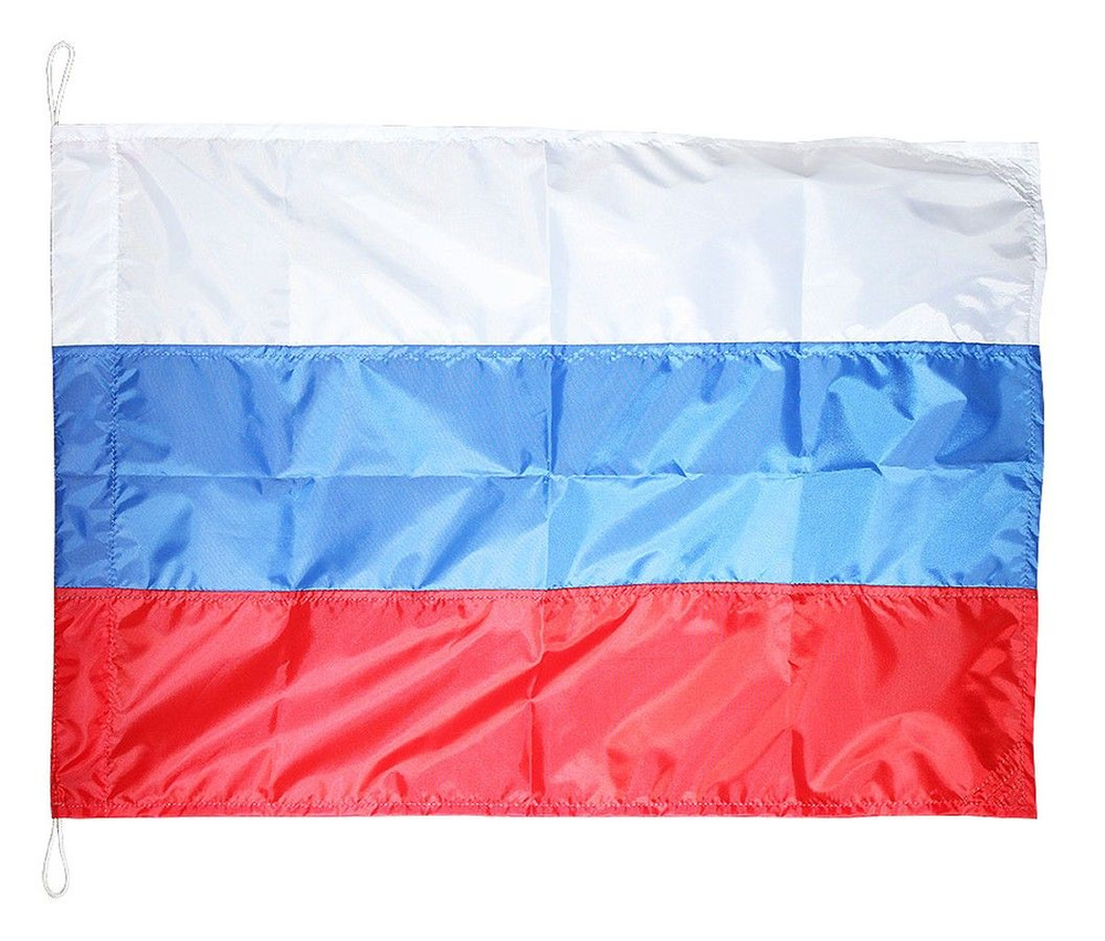 Флаг России, шитый, 90х135 см (10259202) #1
