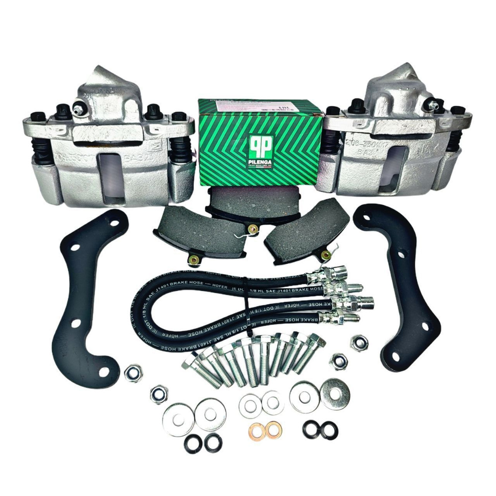 Установочный комплект суппортов в сборе с колодками 2108 для Лада Нива ...