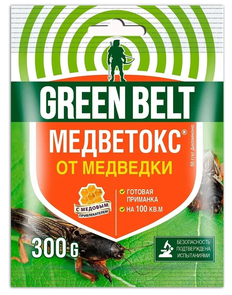 Средство от медведки Пестицид Медветокс, Г Грин Бэлт, 300 г  #1