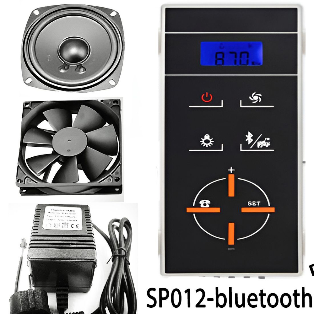 Пульт для душевых кабин SP-012 с bluetooth комплект (блок питания, динамик, вентилятор)  #1