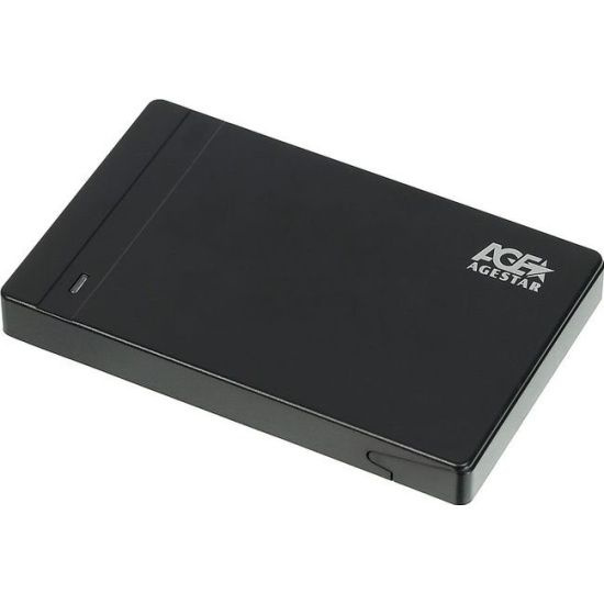 Внешний корпус для HDD 2.5" USB3.0 SATA AgeStar 3UB2P3(BLACK) черный, пластик, USB 3.0, бокс / адаптер #1