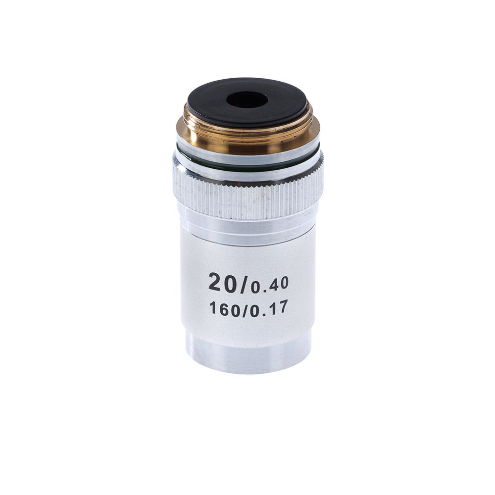 Объектив для микроскопа ахромат 20х/0,4 160/0,17 стандарт DIN 45 20,2 мм  #1