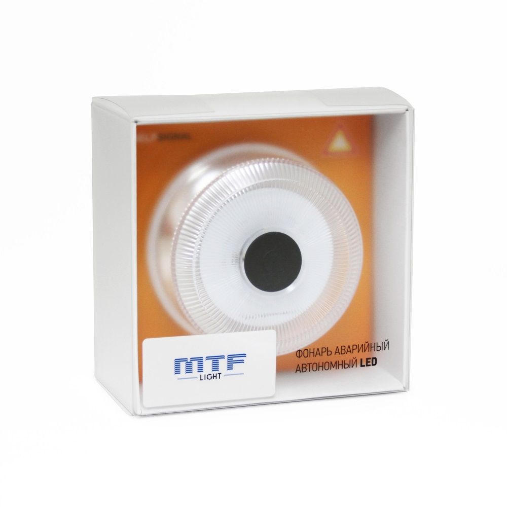 Светодиодный аварийный автономный фонарь MTF light F01AW HELP SIGNAL белый корпус (янтарный свет) (1 #1