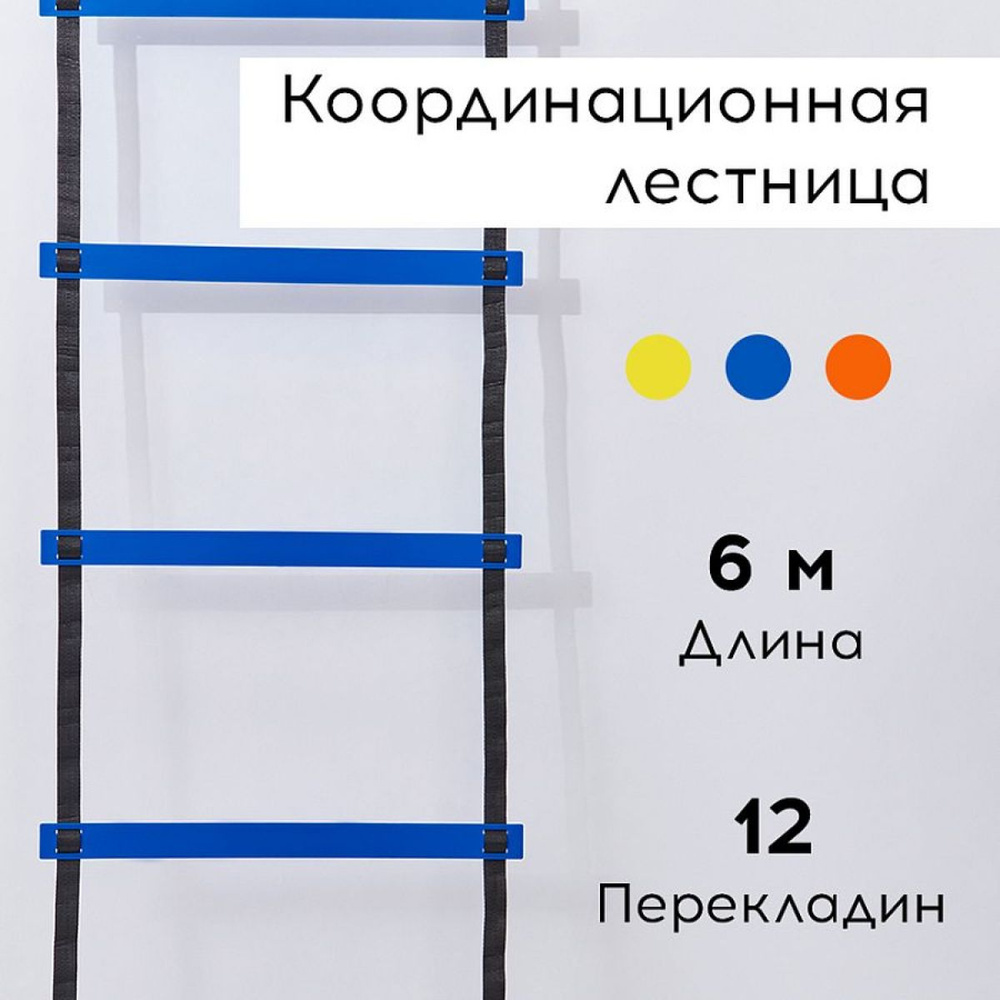 Координационная лестница FN 6 м, синяя #1