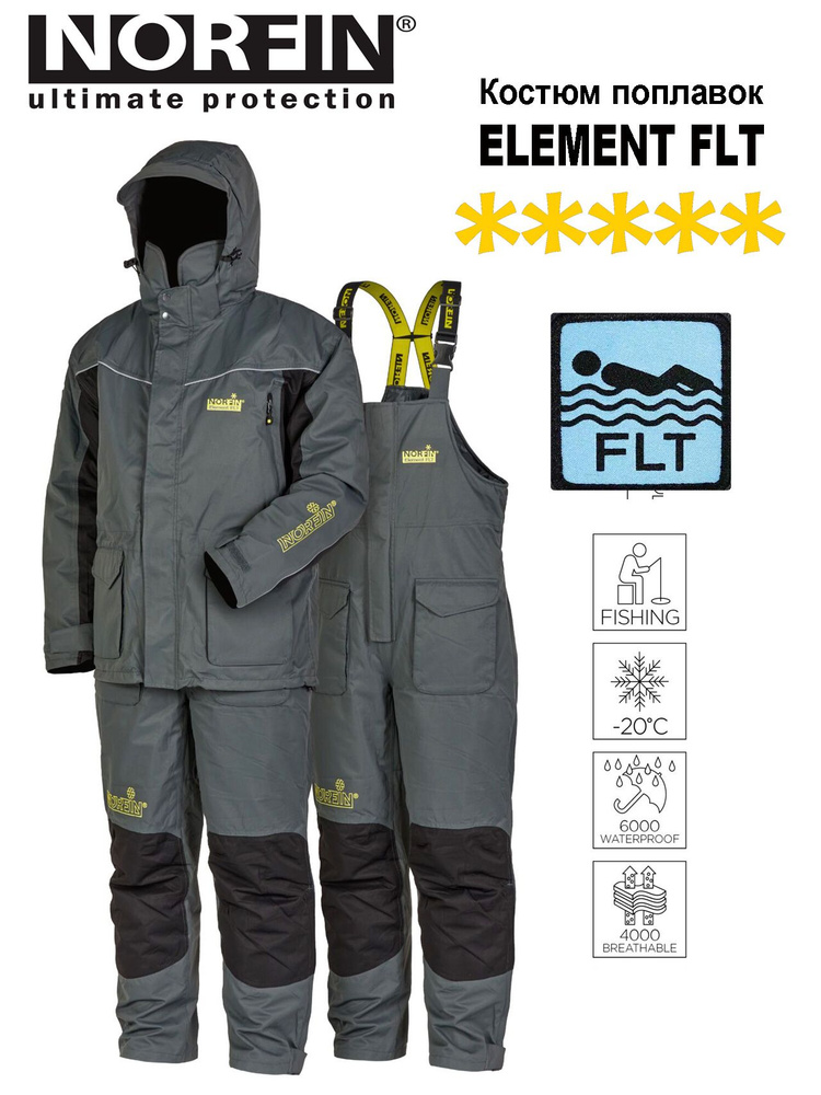 Костюм плавающий зимний Norfin ELEMENT FLT #1