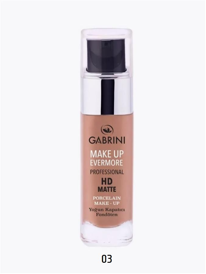 GABRINI/Тональный крем Make Up Evermore HD MATTE #1