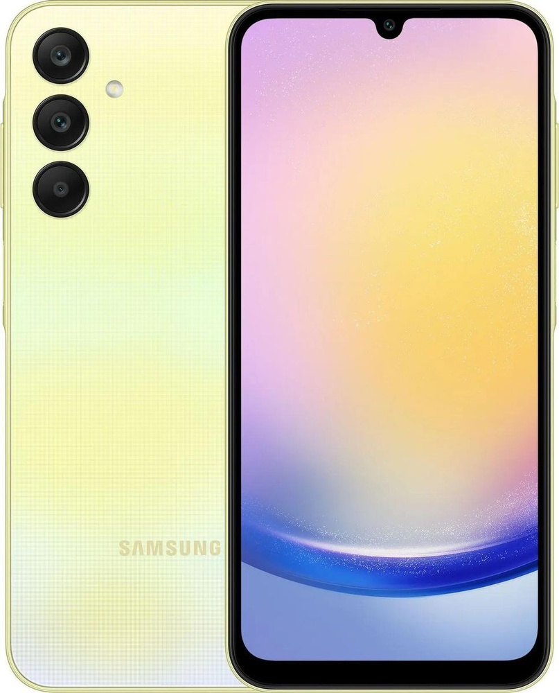 Samsung Смартфон Galaxy A25 6/128 ГБ, желтый #1
