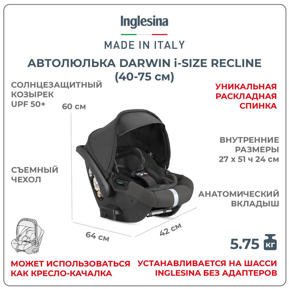 Inglesina Автокресло группа 0/1 (до 10 кг) #1