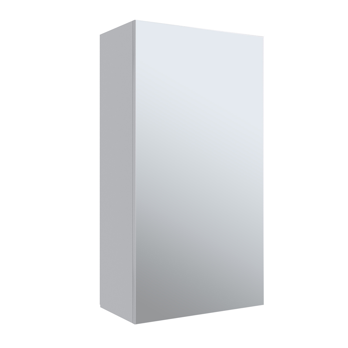 Зеркало шкаф для ванной / Runo / Лада 40 / белый / полка для ваннойТекст при отключенной в браузере загрузке изображений
