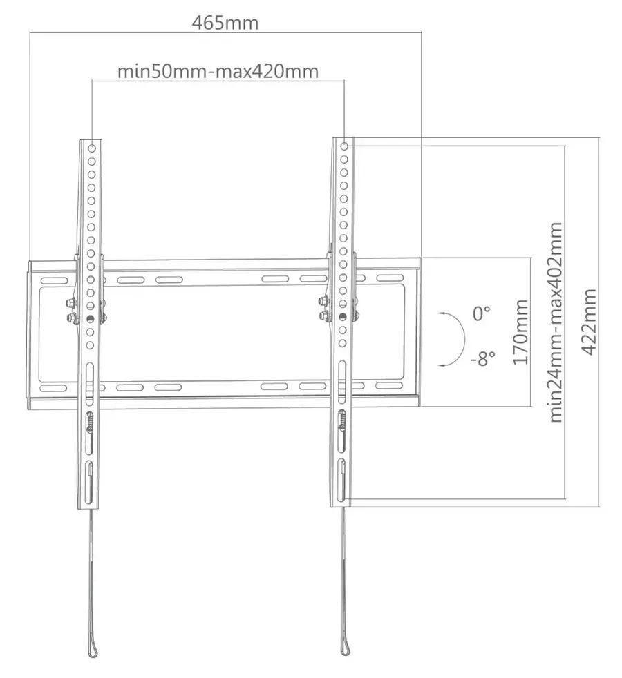 Кронштейн для телевизора SELENGA TM161-T (32" - 55")