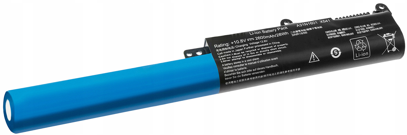 АккумулятордляAsusA31N1601,X541s,D541na,X541uv,X541sa,X541na,X541nc,X541scAsusR541uvR541naX541ujVivoBookX541uvVivoBookX541saK541uvX541s