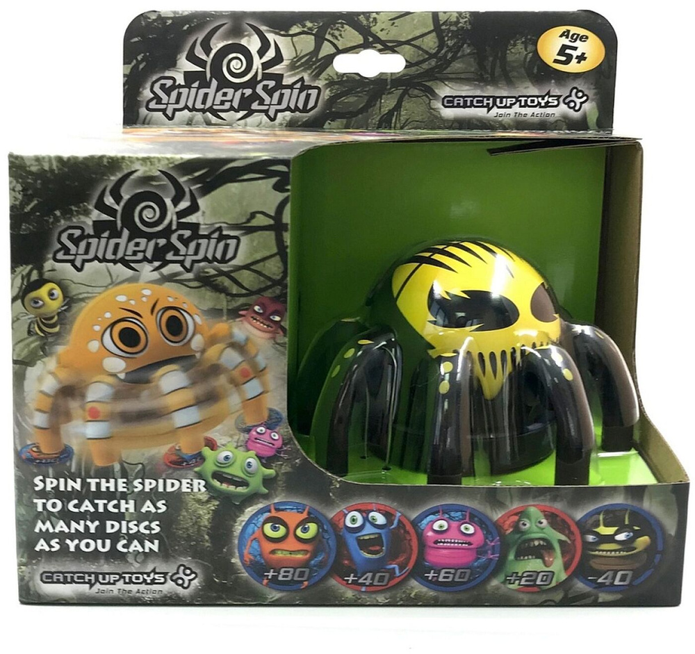 Настольная игра Catchup Toys Spider Spin Evil, SS-001S-EVL - купить с  доставкой по выгодным ценам в интернет-магазине OZON (161022666)