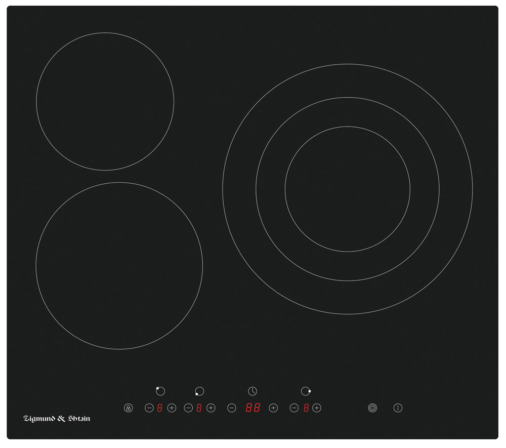 Zigmund & Shtain Электрическая варочная панель CN 39.6 B, черный #1