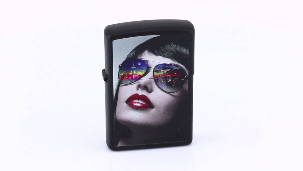 Зажигалка ZIPPO бензиновая Classic Black Matte #1