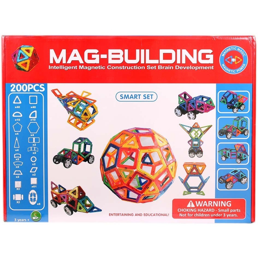 Магнитный конструктор Mag-Building 200 деталей #1