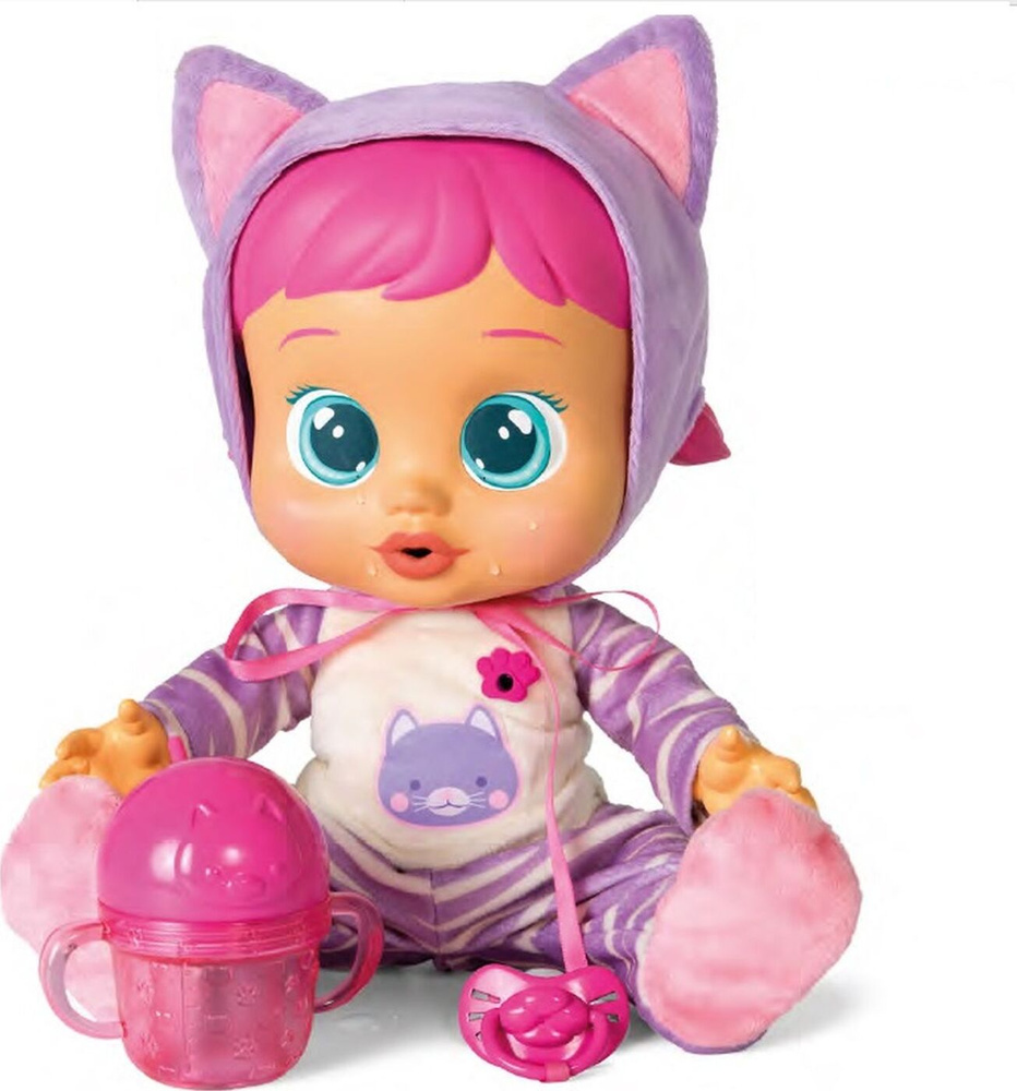 Интерактивная игрушка IMC Toys Crybabies Плачущий младенец Кэти, 95939  #1