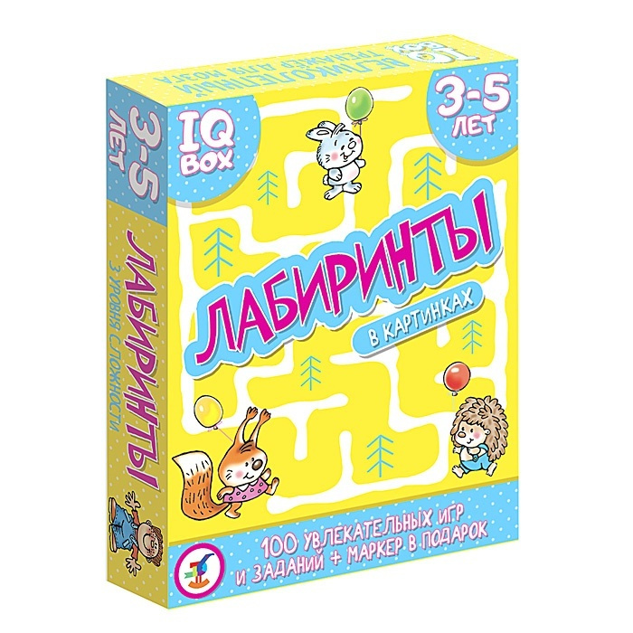 Набор игр Дрофа Лабиринты, 3-5 лет IQ Box (3566) #1