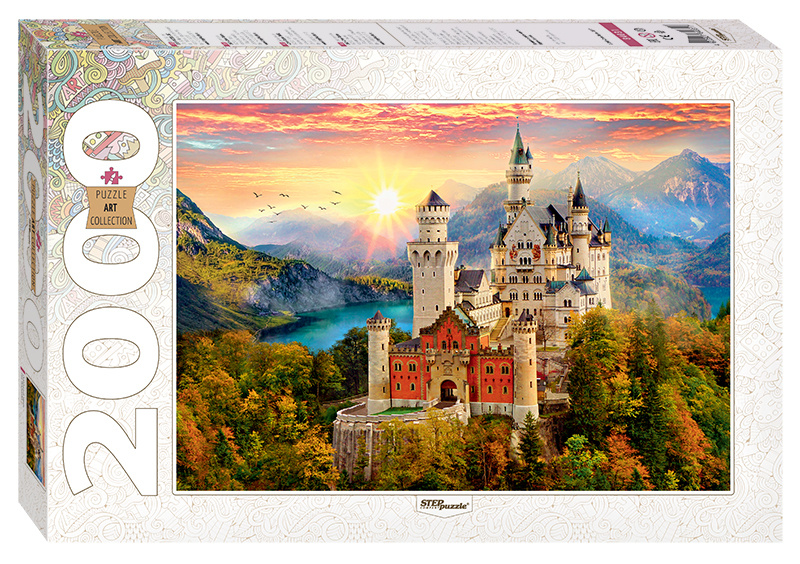 Большой пазл для взрослых "Сказочный замок", 2000 деталей, паззл 2000 элементов мозаики, Step Puzzle #1