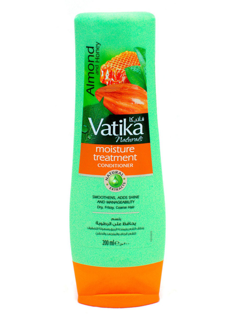 Кондиционер для волос Dabur Vatika Almond And Honey, увлажняющий для сухих, вьющихся и жестких волос, #1