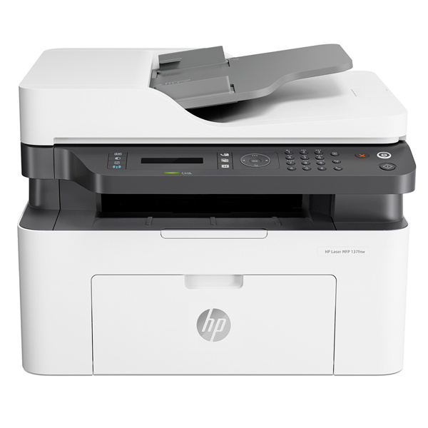 МФУ лазерный HP Laser MFP 137fnw (4ZB84A) A4 белый #1