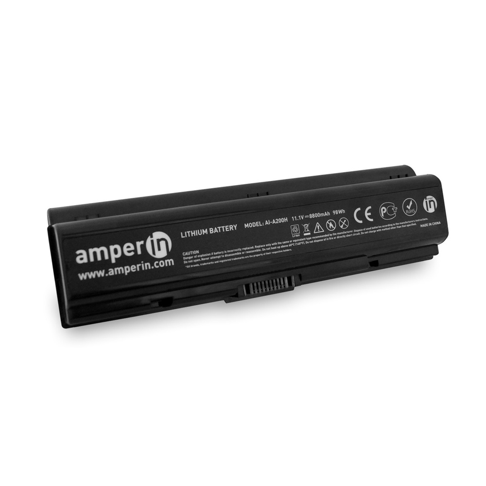 Аккумуляторная батарея Amperin для ноутбука Toshiba Satellite A200 11.1V 8800mAh (98Wh) AI-A200H  #1